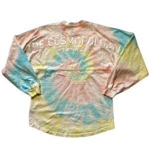 SPIRIT JERSEY The Cosmopolitan Of Las Vegas Resort Tie Dye Long Sleeve. Size S